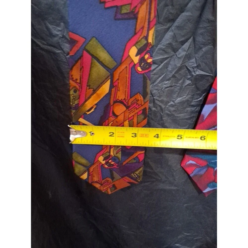 Jerry Garcia Capillaries Limited Collection Tie Lot Necktie Blue Abstract Silk